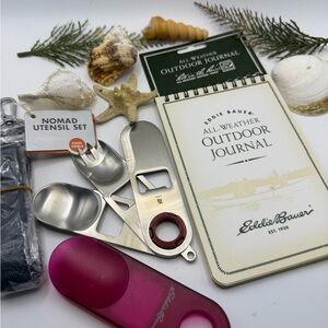 Eddie Bauer Outdoor Journal and Utensil Set